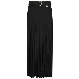 Burberry Pleated Black Maxi Skirt - NWT